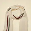 Aeronautica Militare Schal mit Tricolore 6 252SH1161UL00555_34300 aeronauticamilitare 252sh1161ul00555 73085 ribbed knit scarf with tricolor detail 1 4