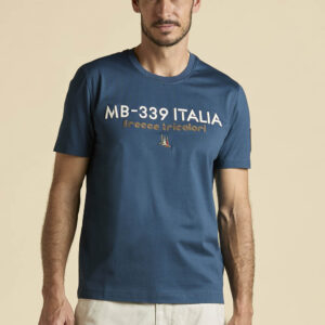 Aeronautica Militare Besticktes T-Shirt Frecce Tricolori