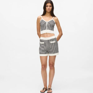 Karl Lagerfeld IKON gestreifte Strick-Shorts