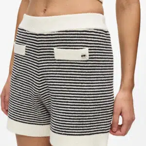 Karl Lagerfeld IKON gestreifte Strick-Shorts 8 B2W101021MC B2W101021MC 2