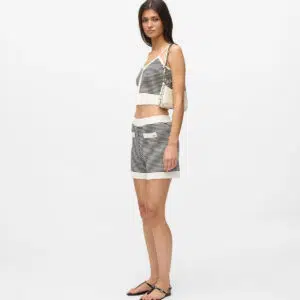 Karl Lagerfeld IKON gestreifte Strick-Shorts 10 B2W101021MC B2W101021MC 4