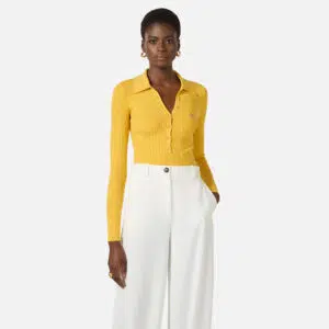 Elisabetta Franchi Strickbody mit Mikro-Zopfmuster 6 BK82B61E2_EV4 BK82B61E2 EV4 4 D