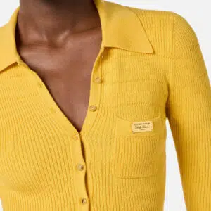 Elisabetta Franchi Strickbody mit Mikro-Zopfmuster 8 BK82B61E2_EV4 BK82B61E2 EV4 5 D