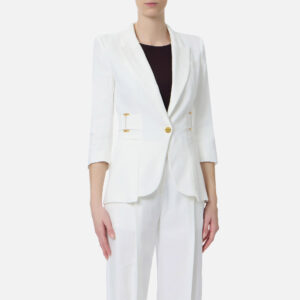 Elisabetta Franchi Jacke aus Leinenmix