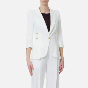 Elisabetta Franchi Jacke aus Leinenmix