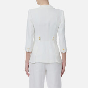 Elisabetta Franchi Jacke aus Leinenmix 5 GI23662E2 GI23662E2 360 4