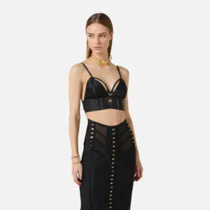 Elisabetta Franchi BH aus Tüll mit elastischen Bändern 6 RG00962E2 RG00962E2 110 4 D