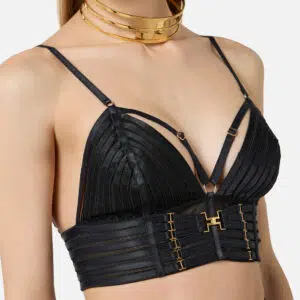 Elisabetta Franchi BH aus Tüll mit elastischen Bändern 7 RG00962E2 RG00962E2 110 5 D