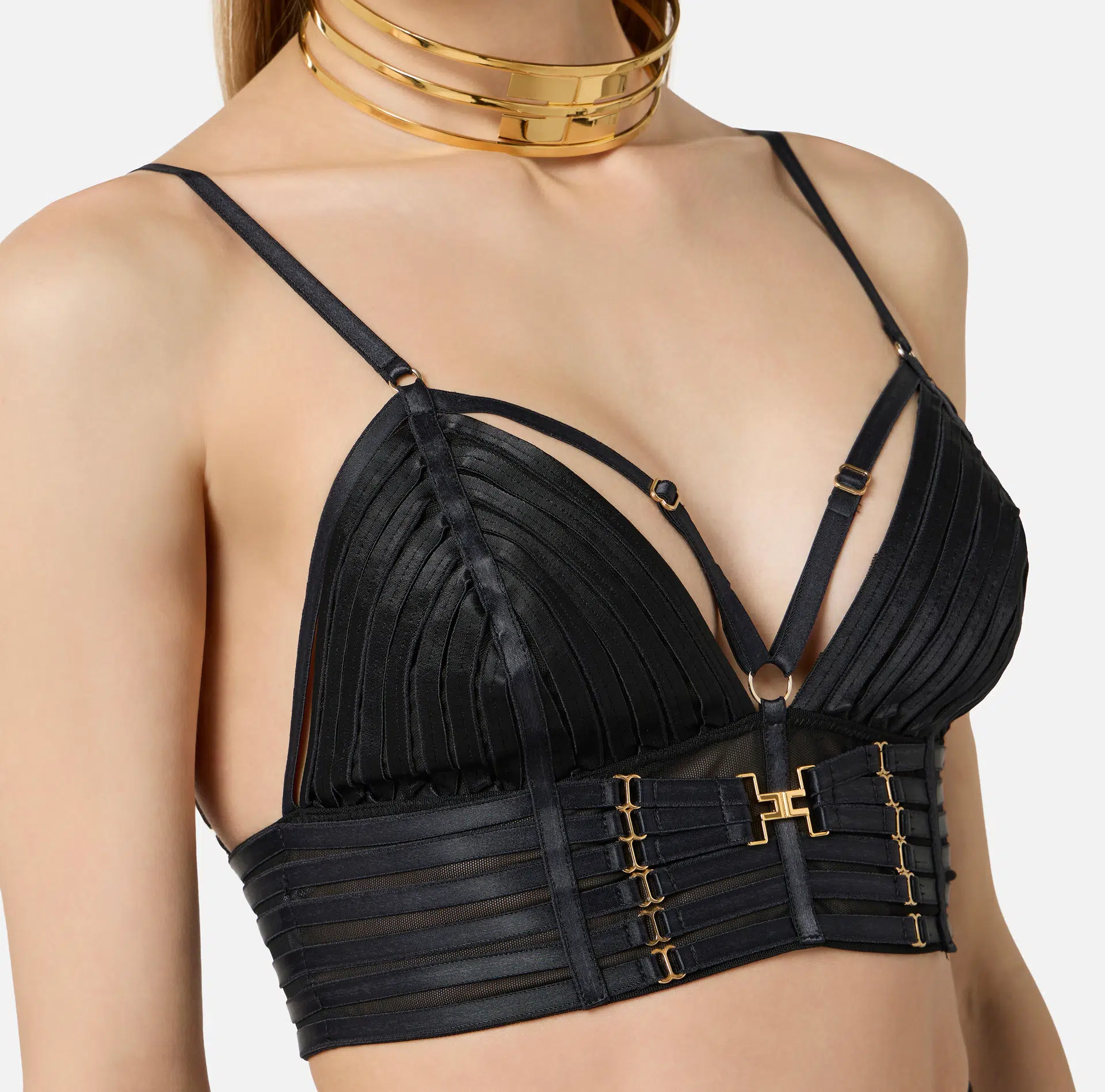 Elisabetta Franchi BH aus Tüll mit elastischen Bändern 3 Elisabetta Franchi BH aus Tüll mit elastischen Bändern – Bild 3