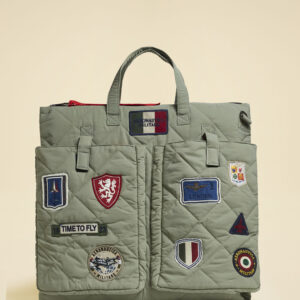 Aeronautica Militare Gesteppte Helmtragetasche Multi-Patches