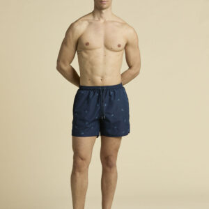 Aeronautica Militare Badehose mit Allover-Flugzeugstickerei