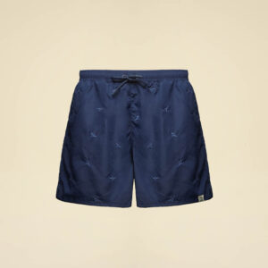 Aeronautica Militare Badehose mit Allover-Flugzeugstickerei