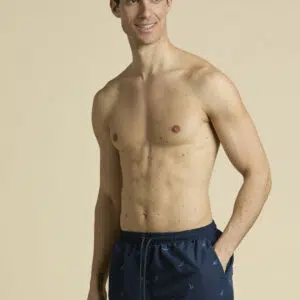 Aeronautica Militare Badehose mit Allover-Flugzeugstickerei 7 261BW0232UCT04317_08184 aeronauticamilitare 261bw0232uct04317 08184 swim shorts with all over aircraft print 2