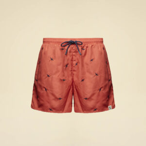 Aeronautica Militare Badehose mit Allover-Flugzeugstickerei