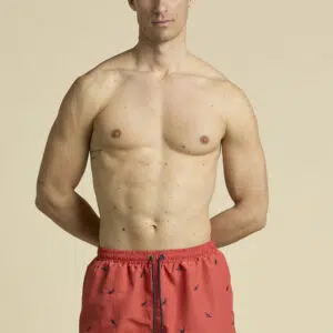 Aeronautica Militare Badehose mit Allover-Flugzeugstickerei 8 261BW0232UCT04317_57620 aeronauticamilitare 261bw0232uct04317 57620 swim shorts with all over aircraft print 2