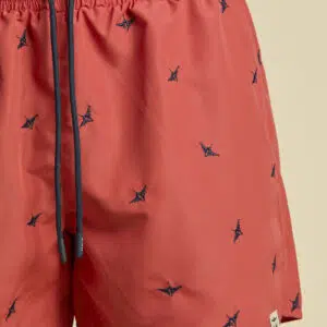 Aeronautica Militare Badehose mit Allover-Flugzeugstickerei 10 261BW0232UCT04317_57620 aeronauticamilitare 261bw0232uct04317 57620 swim shorts with all over aircraft print 5