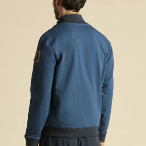 Aeronautica Militare Sweatshirt mit Tricolore-Details 6 261FE2088UF00674 aeronauticamilitare 261fe2088uf00674 21315 full zip hoodie with tricolour stripes 2