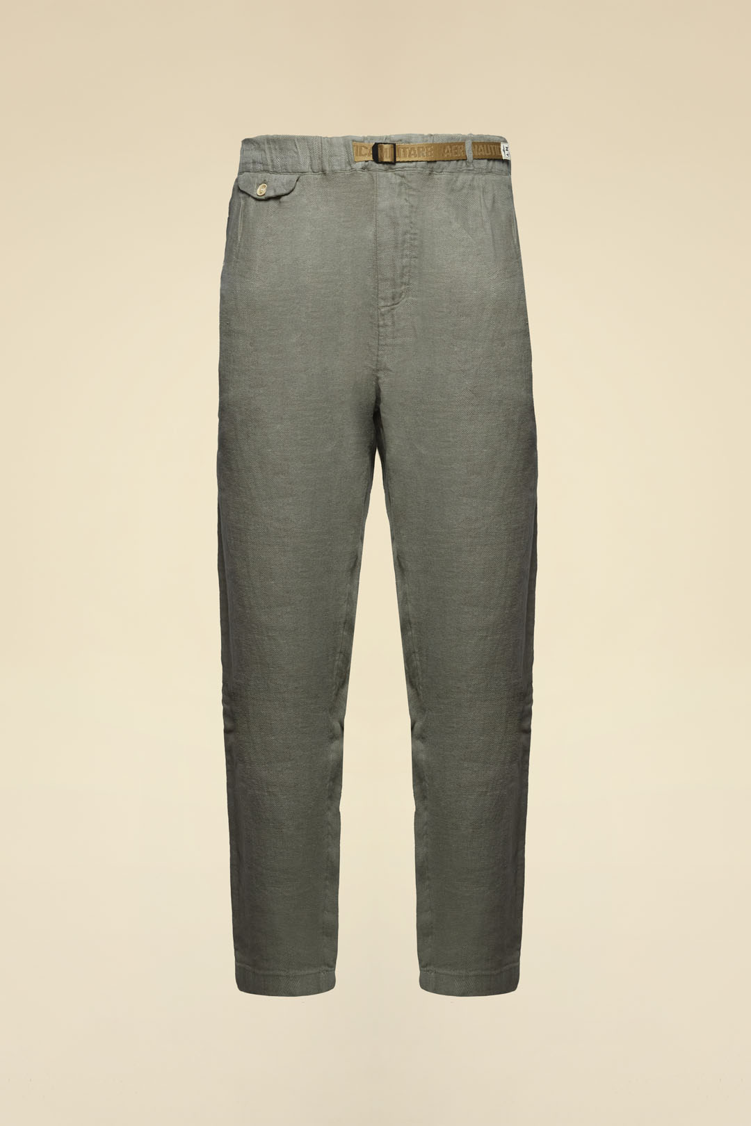 Aeronautica Militare Komfort-Fit-Hose aus Leinen 1 Aeronautica Militare Komfort-Fit-Hose aus Leinen