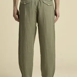 Aeronautica Militare Komfort-Fit-Hose aus Leinen 10 261PA1712UCT04293 aeronauticamilitare 261pa1712uct04293 07304 comfort fit linen trousers 4