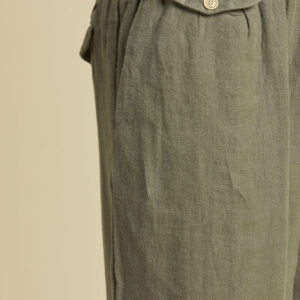 Aeronautica Militare Komfort-Fit-Hose aus Leinen 12 261PA1712UCT04293 aeronauticamilitare 261pa1712uct04293 07304 comfort fit linen trousers 6