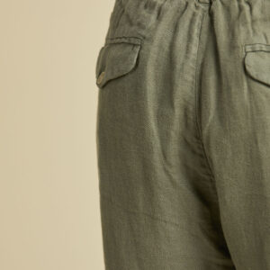 Aeronautica Militare Komfort-Fit-Hose aus Leinen 14 261PA1712UCT04293 aeronauticamilitare 261pa1712uct04293 07304 comfort fit linen trousers 8