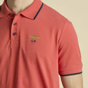 Aeronautica Militare Piqué-Polo aus Baumwolle mit Logo 5 261PO1308UP00082_57620 aeronauticamilitare 261po1308up00082 57620 cotton piqu polo shirt with logo 4