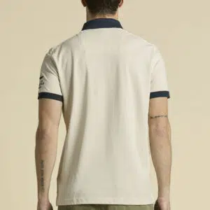 Aeronautica Militare Polo mit Frecce Tricolori-Logo-Plakette 7 261PO1915UP00191 aeronauticamilitare 261po1915up00191 94723 polo shirt with frecce tricolori crest 2