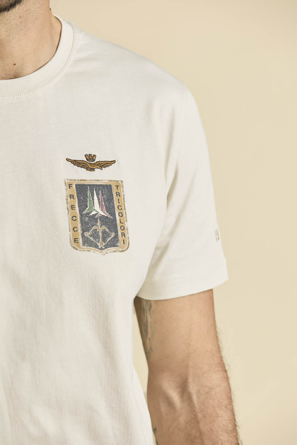 Aeronautica Militare T-Shirt mit Frecce-Tricolori-Logo 4 Aeronautica Militare T-Shirt mit Frecce-Tricolori-Logo – Bild 4