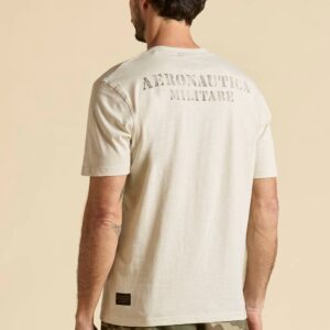 Aeronautica Militare T-Shirt aus Baumwolle "IX Gruppo Caccia" 7 261TS2543UJ00686 aeronauticamilitare 261ts2543uj00686 73078 cotton t shirt ix fighter group 2