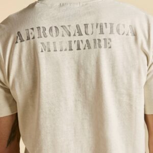 Aeronautica Militare T-Shirt aus Baumwolle "IX Gruppo Caccia" 10 261TS2543UJ00686 aeronauticamilitare 261ts2543uj00686 73078 cotton t shirt ix fighter group 5