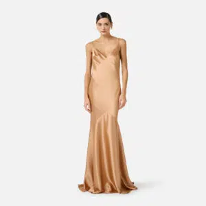 Elisabetta Franchi Red Carpet-Kleid aus Satin