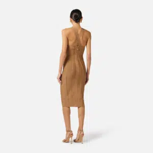 Elisabetta Franchi Schlauch-Strickkleid im 3D-Design 8 AM24D62E2_AI6 AM24D62E2 AI6 6 D