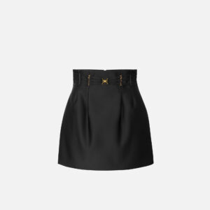 Elisabetta Franchi Minirock aus Duchesse mit elastischen Bändern 9 GO18962E2 GO18962E2 110 1 D