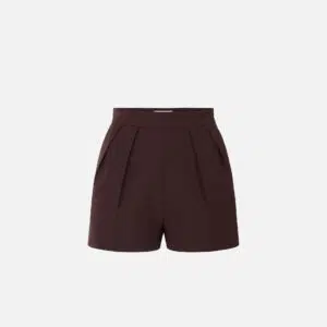 Elisabetta Franchi Shorts aus leichtem Crêpe mit Abnähern 9 SH01062E2_644 SH01062E2 644 1 D