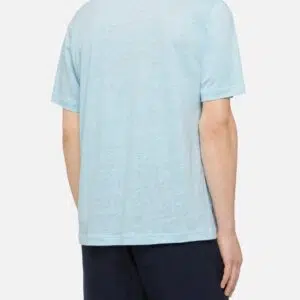 MC2 Saint Barth Fraser Leinen-Poloshirt 5 FRS0001 / 00099H UID FRS000100099H MAN POLOSHIRT SKY PLAIN.COLOR 0 3