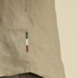 Aeronautica Militare Hemd aus reinem Leinen mit langen Ärmeln 8 261CA1321UCT03089_57618 aeronauticamilitare 261ca1321uct03089 57618 long sleeve shirt in pure linen 5