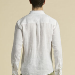 261CA1321UCT03089_73062 aeronauticamilitare 261ca1321uct03089 73062 long sleeve shirt in pure linen 2