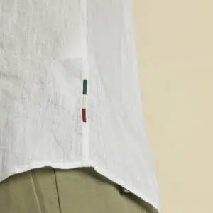 Aeronautica Militare Hemd aus reinem Leinen mit langen Ärmeln 8 261CA1321UCT03089_73062 aeronauticamilitare 261ca1321uct03089 73062 long sleeve shirt in pure linen 5