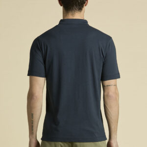 261PO1910UJ00720_08184 aeronauticamilitare 261po1910uj00720 08184 cotton linen polo shirt with pocket 2