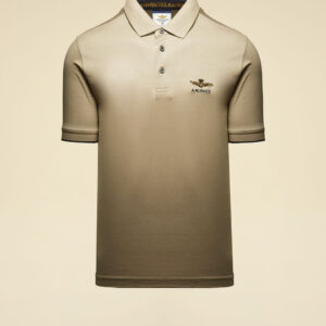 261PO1907UJ00682 aeronauticamilitare 261po1907uj00682 57618 mercerized cotton polo shirt 3