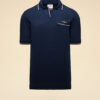 261PO1925UP00406_21324 aeronauticamilitare 261po1920up00405 08184 polo shirt open collar and chest pocket 1