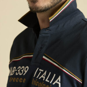 261PO1924UJP00002 aeronauticamilitare 261po1924ujp00002 08184 mb 339 frecce tricolori piqu polo shirt 6