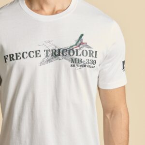 261TS2541UJ00727 aeronauticamilitare 261ts2541uj00727 73062 mb 339 printed t shirt 4