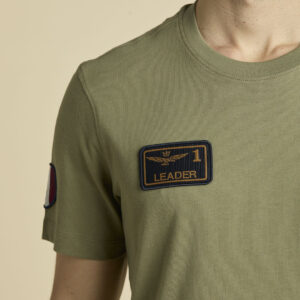 261TS2544UJ00592 aeronauticamilitare 261ts2544uj00592 07304 t shirt with frecce tricolori patches 4