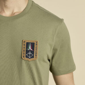 261TS2544UJ00592 aeronauticamilitare 261ts2544uj00592 07304 t shirt with frecce tricolori patches 5