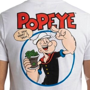 PRL0002 / 03575L Popeye T Shirt MC2 Saint Barth Detail Back