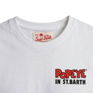 PRL0002 / 03575L Popeye T Shirt MC2 Saint Barth Detail Front