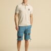 261TS2541UJ00727 aeronauticamilitare 261be0041uct01122 21321 anti g bermuda in cotton gabardine 1