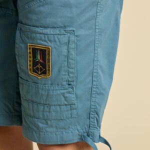261BE0041UCT01122 aeronauticamilitare 261be0041uct01122 21321 anti g bermuda in cotton gabardine 6