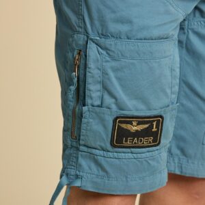 261BE0041UCT01122 aeronauticamilitare 261be0041uct01122 21321 anti g bermuda in cotton gabardine 7